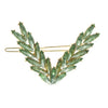 Haarclip lauwerkrans groen