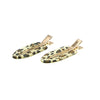Haarclip no bend panterprint 2 stuks