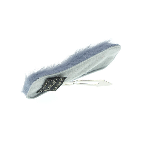 Haarclip rechthoekig soft blauw