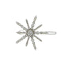 Haarclip zilverkleurig firework