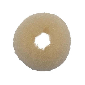Haardonut rond in de kleur blond per stuk