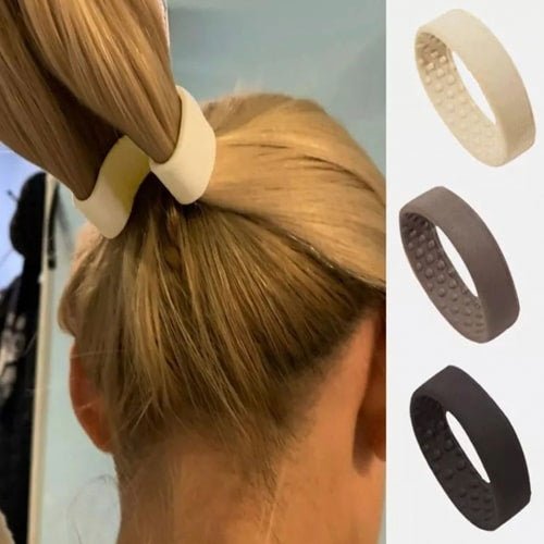 Haarelastiek vouwbaar blond