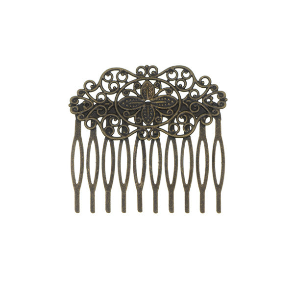 Haarkam vintage bronskleurig