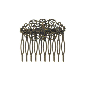 Haarkam vintage bronskleurig