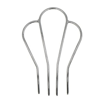 Haarkam zilverkleurig basic