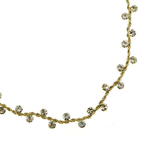 Haarketting goudkleurig klassiek