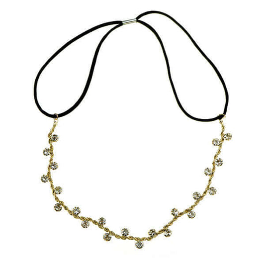 Haarketting goudkleurig klassiek