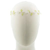 Haarketting met witte bloemen en lint