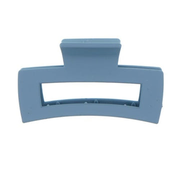 Haarklem rechthoek basic mat small blauw