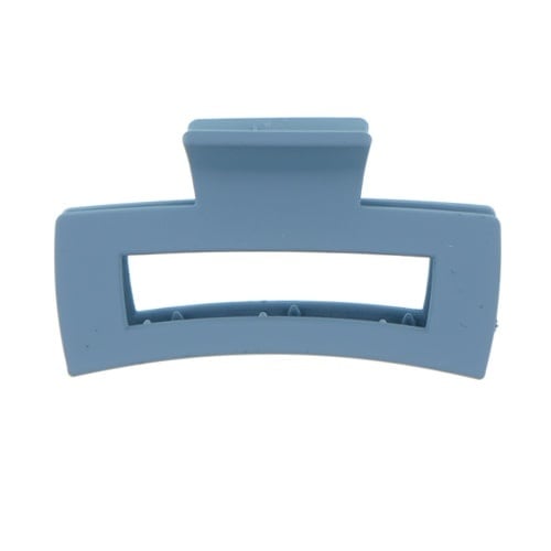 Haarklem rechthoek basic mat small blauw