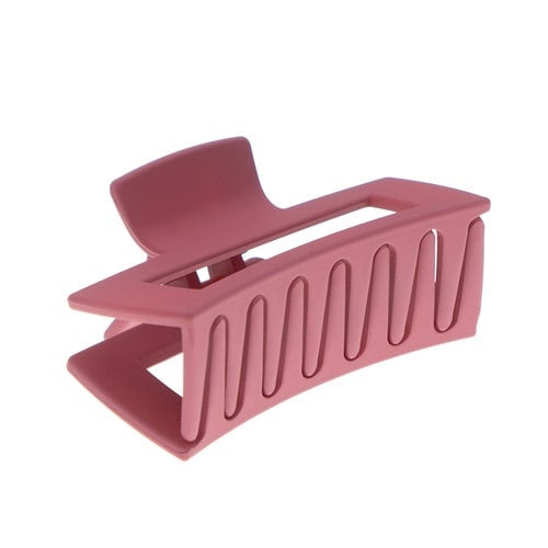 Haarklem rechthoek basic mat  small rood