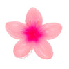 Haarklem glanzende bloem roze