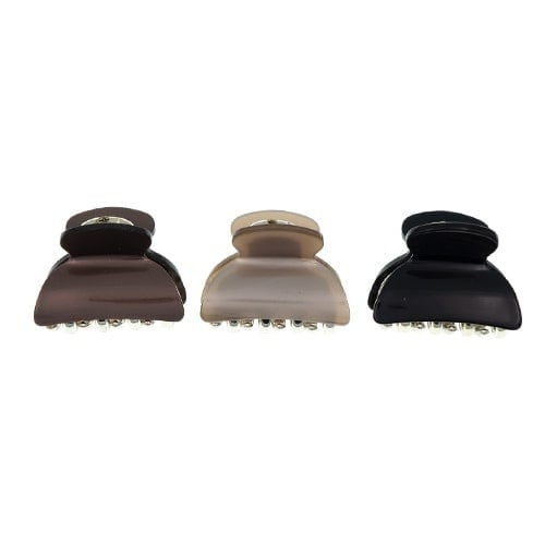 Haarklemmetjes bruin/zwart/naturel 3 stuks