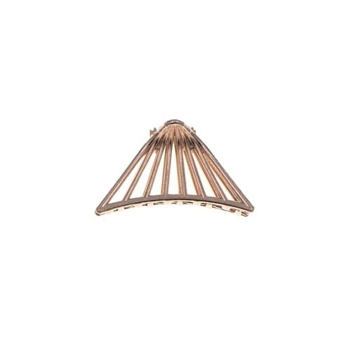 Haarklem goudkleurig klein schelp voor dun haar.