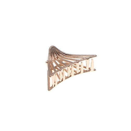 Haarklem goudkleurig klein schelp