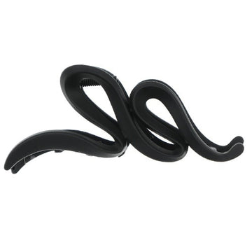Haarklem swirl zwart