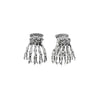 Haarklemmetjes Halloween hand bone