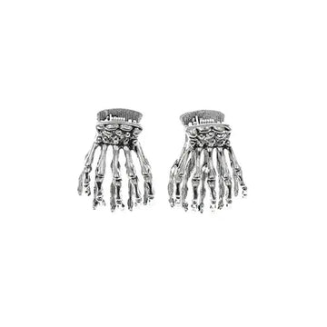 Haarklemmetjes Halloween hand bone