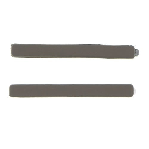 Haarschuifjes basic mat grijs