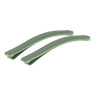 Haarschuifjes basic mat groen