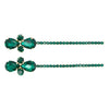Haarschuifjes elegant groen