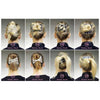 Ez comb houten kralen blauw
