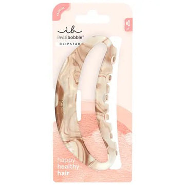 Invisibobble clipstar L amber glow voor lang en dik haar.