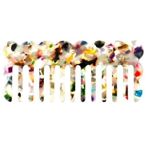 Kam model trendy gevlekt multicolor
