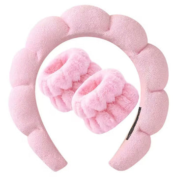 Make-up haarband diadeem roze
