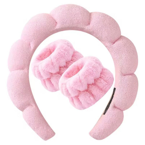 Make-up haarband diadeem roze