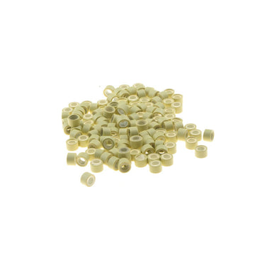 Microringen met siliconen 100 stuks blond