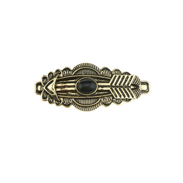 Patent speld art deco stijl goudkleurig