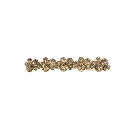Patent speld strass cirkels goudkleurig