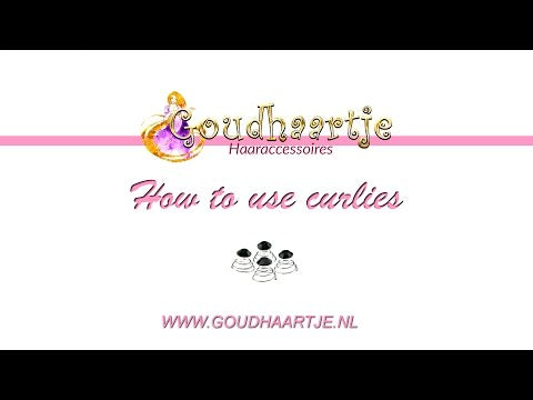 Curlies bloem rond in kleur transparant