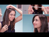 video over de Haar glitter extension