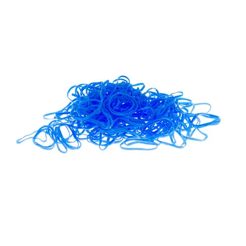 Rasta elastiekjes 150 stuks blauw