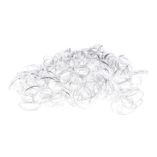 Rasta elastiekjes 150 stuks transparant