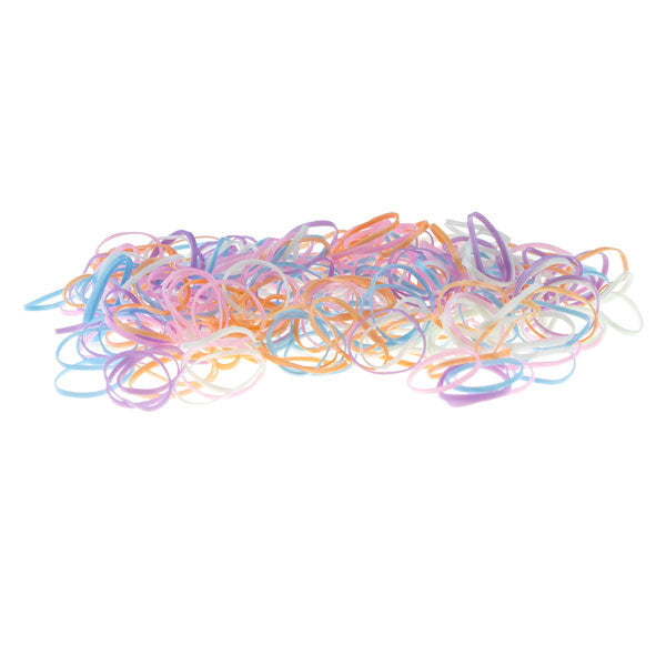 Rasta elastiekjes 150 stuks pastel