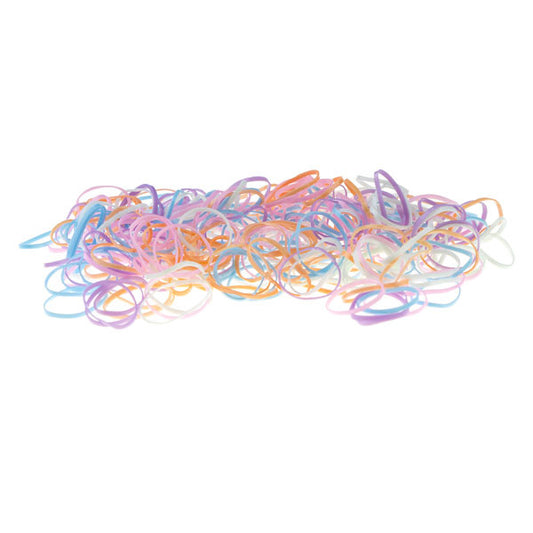 Rasta elastiekjes 150 stuks pastel
