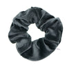 Scrunchie met opbergvakje velvet grijs