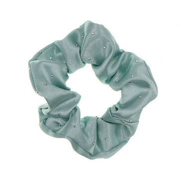 Scrunchie satijn chique mintgroen