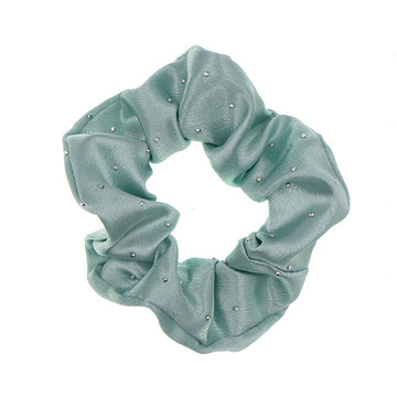 Scrunchie satijn chique mintgroen