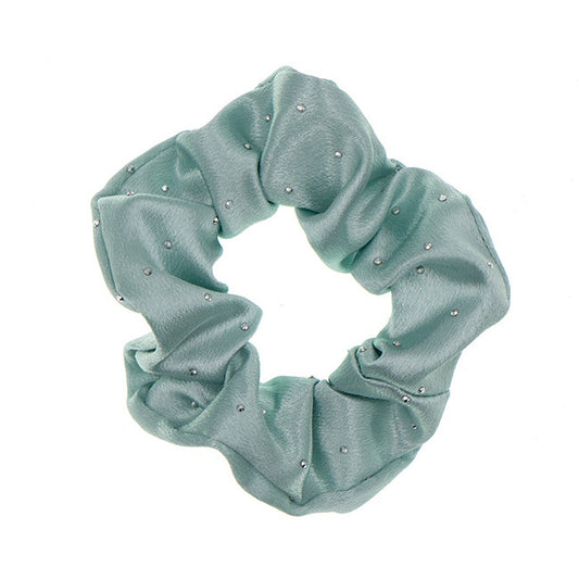 Scrunchie satijn chique mintgroen