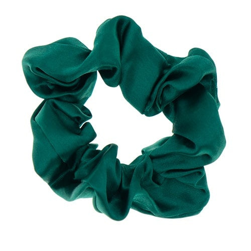 Scrunchie satijn groen