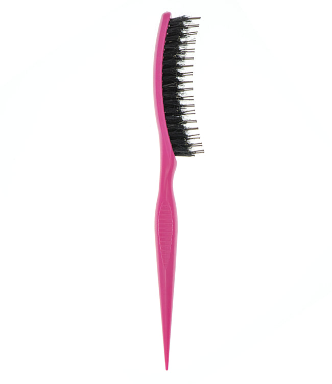 Slick back haarborstel roze