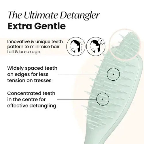 Tangle Teezer detangling hairbrush eucalyptus
