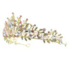 Tiara goudkleurig roze tinten