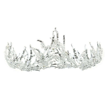 Tiara ice queen zilverkleurig