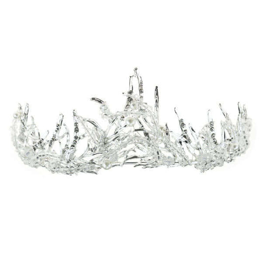 Tiara ice queen zilverkleurig