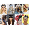 Bandana patroon zwart wit